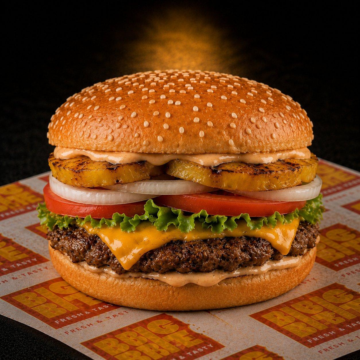 Hawaiian Cheeseburger