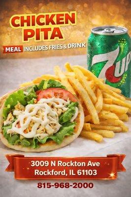 CHICKEN PITA