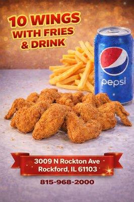 10 Wing Meal