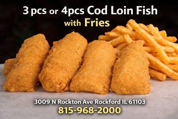 Cod Loin Dinners