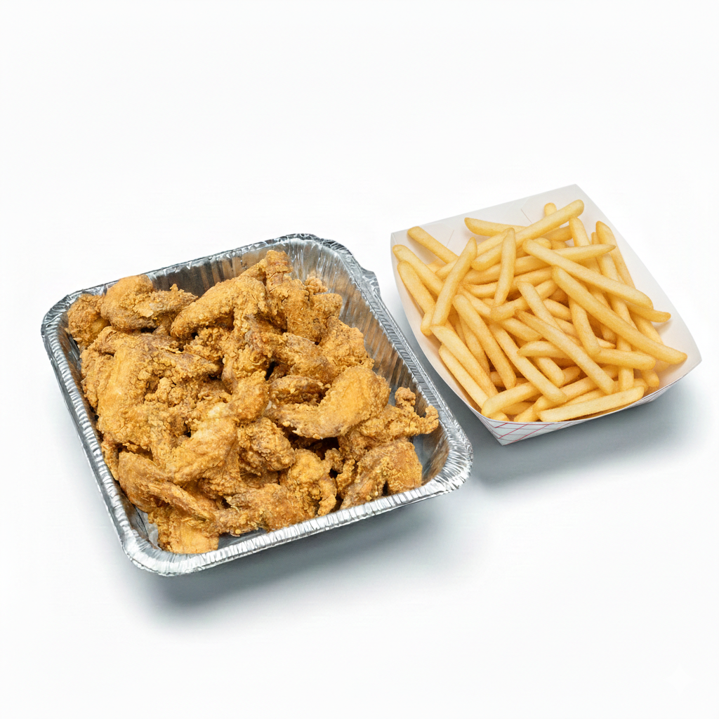 Da Catch Fish, Chicken & Grill food