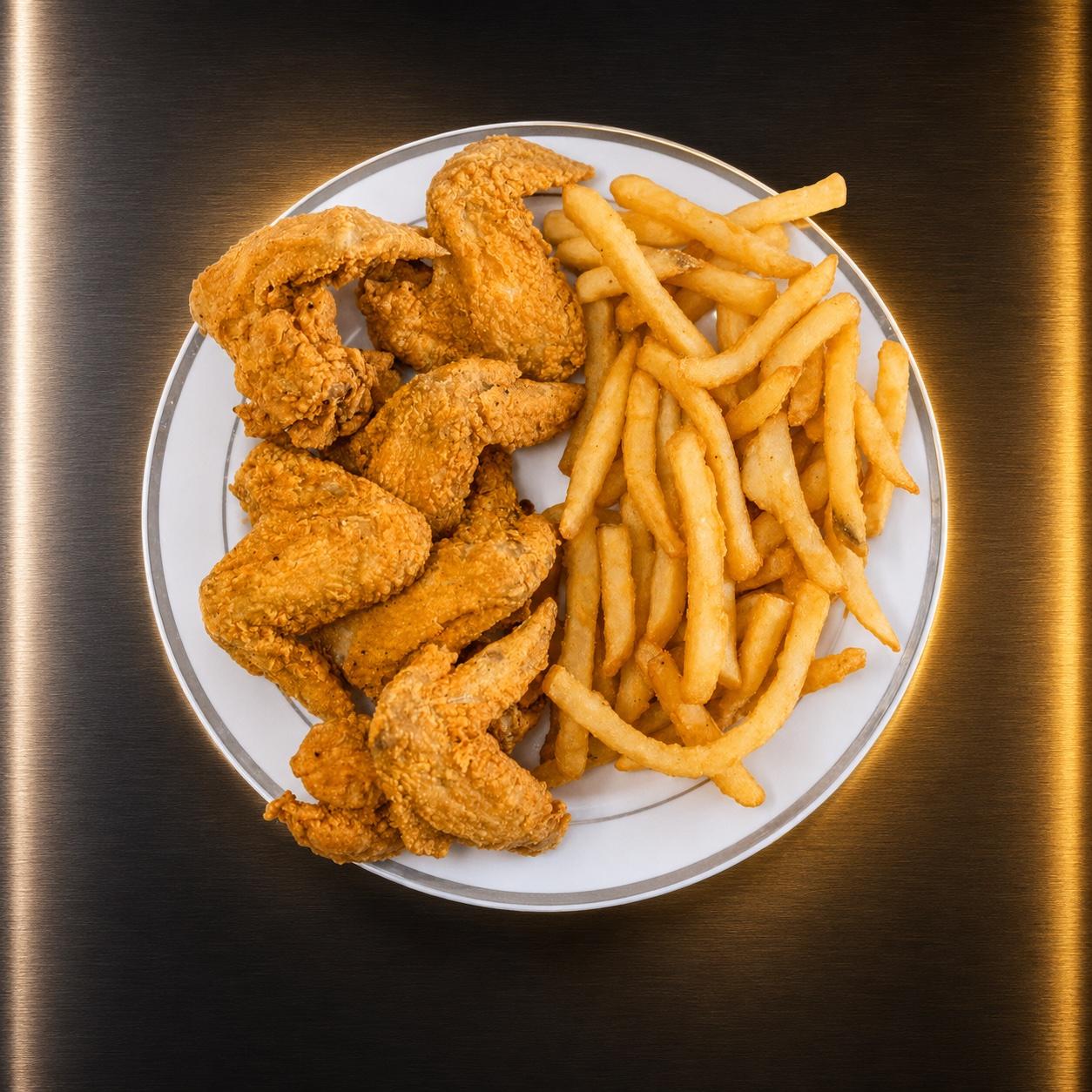 6 wings Meal