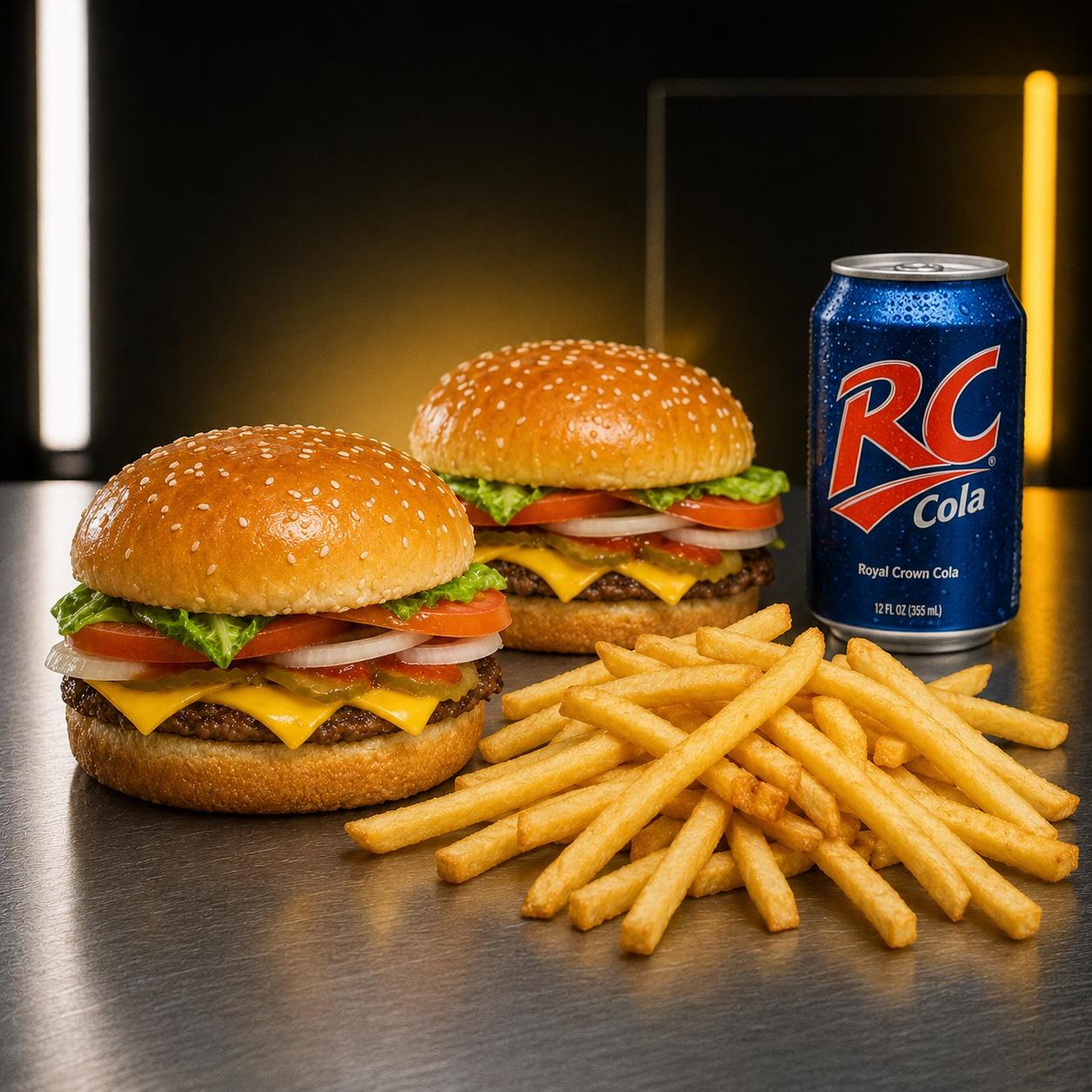 2 Cheeseburger Meal Special