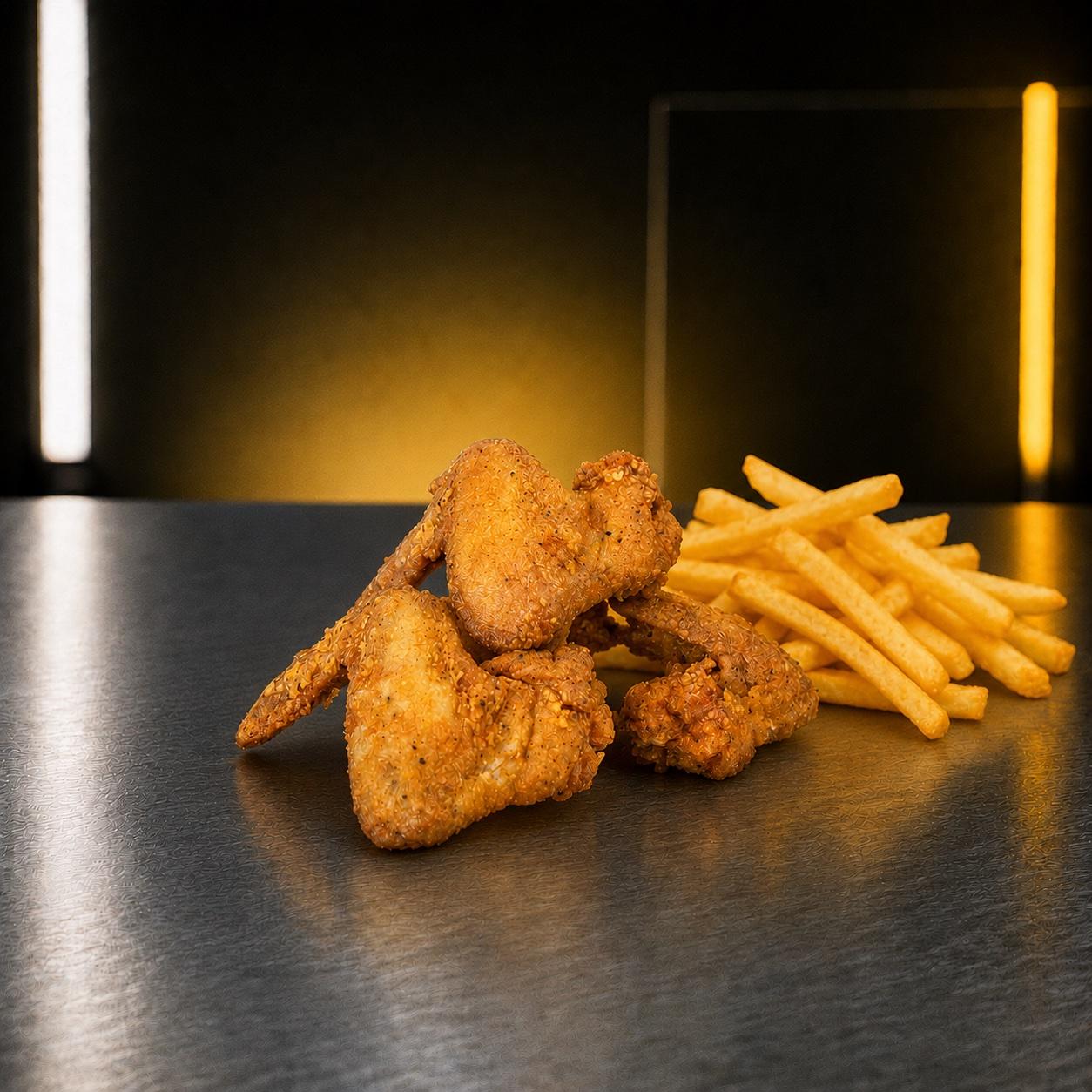3 wings Meal