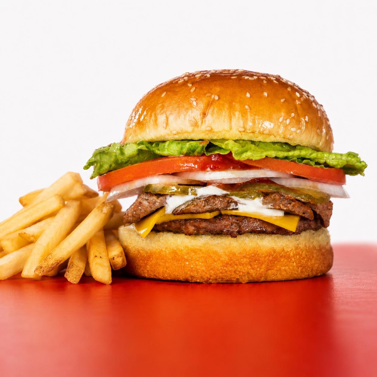 Gyro Cheeseburger Meal