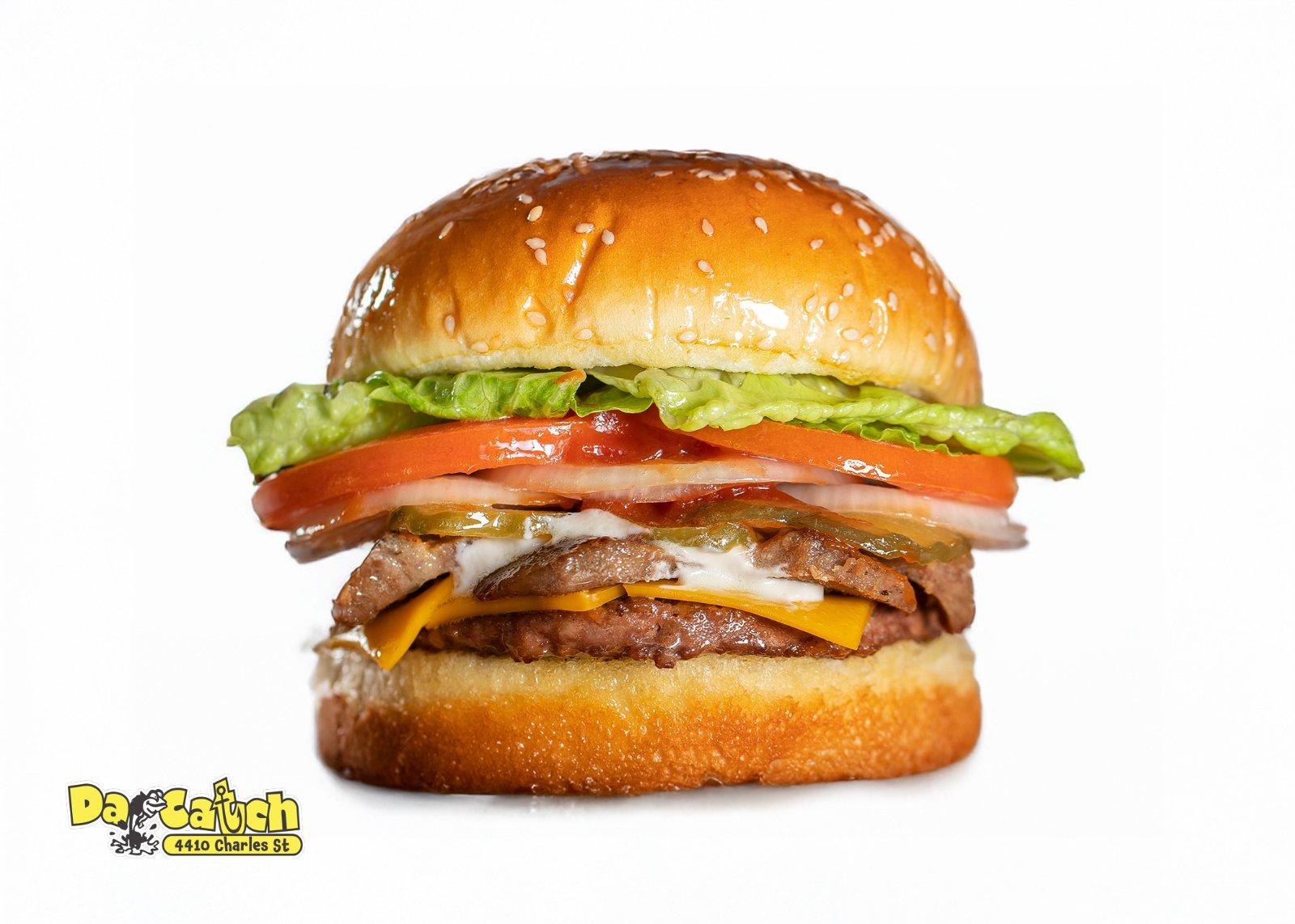 Double Gyro Cheeseburger Sand.