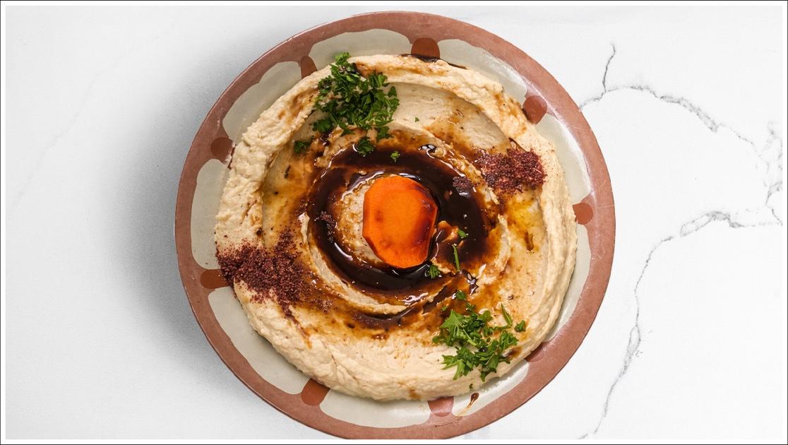 #3 Hummus W/ Pomegranate